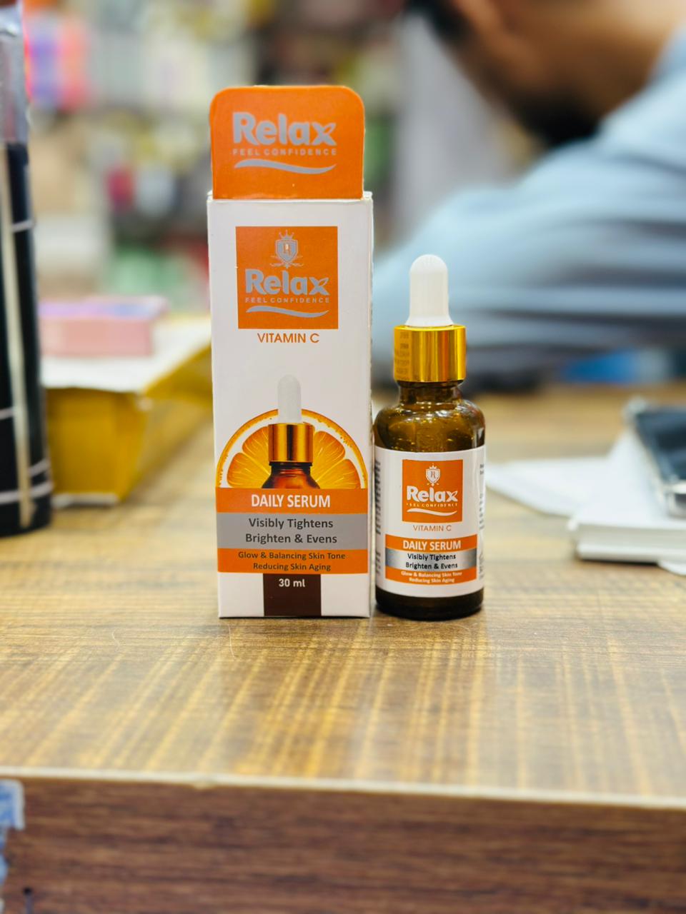 Relax Vitamin C Serum اگر 7 دن میں نتائج نہ ملیں تو مکمل رقم واپس