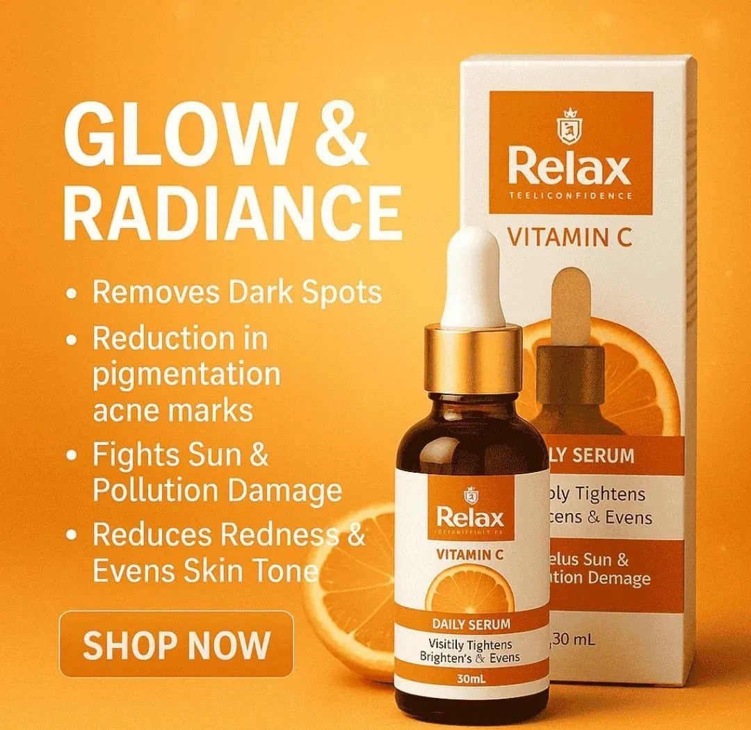 Relax Vitamin C Serum اگر 7 دن میں نتائج نہ ملیں تو مکمل رقم واپس
