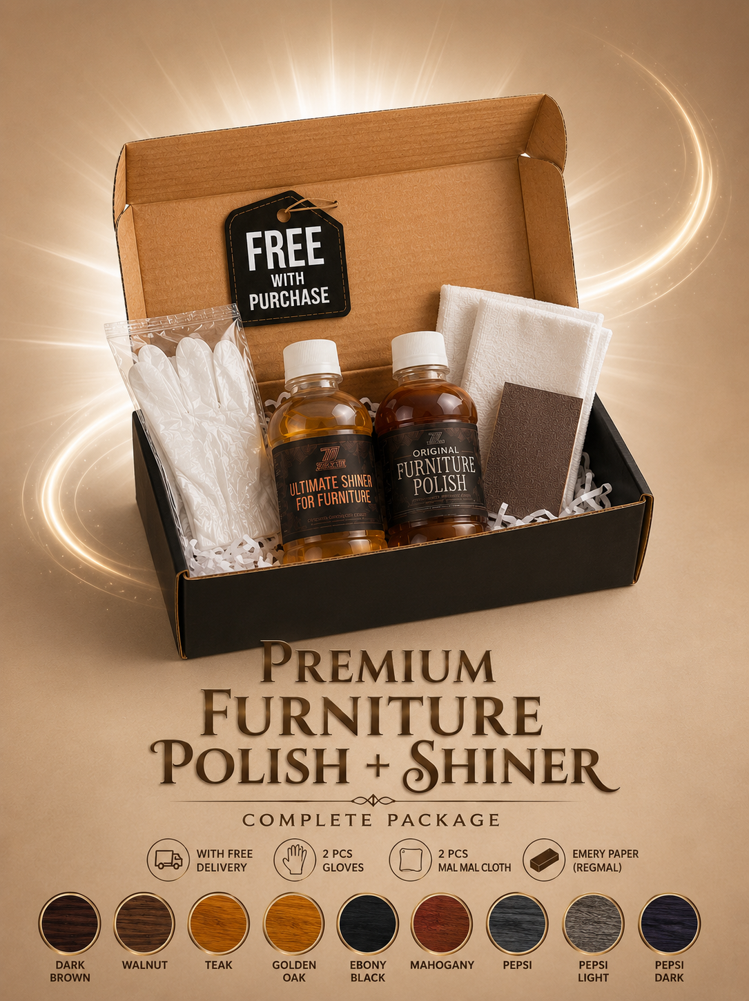 Premium Wood Furniture Polish – Deep Shine & Protection